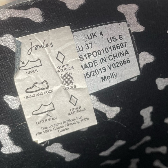 Joules Women's Molly Welly Wellington Mid Dog Print Boots Size 6 - Picture 3 of 10